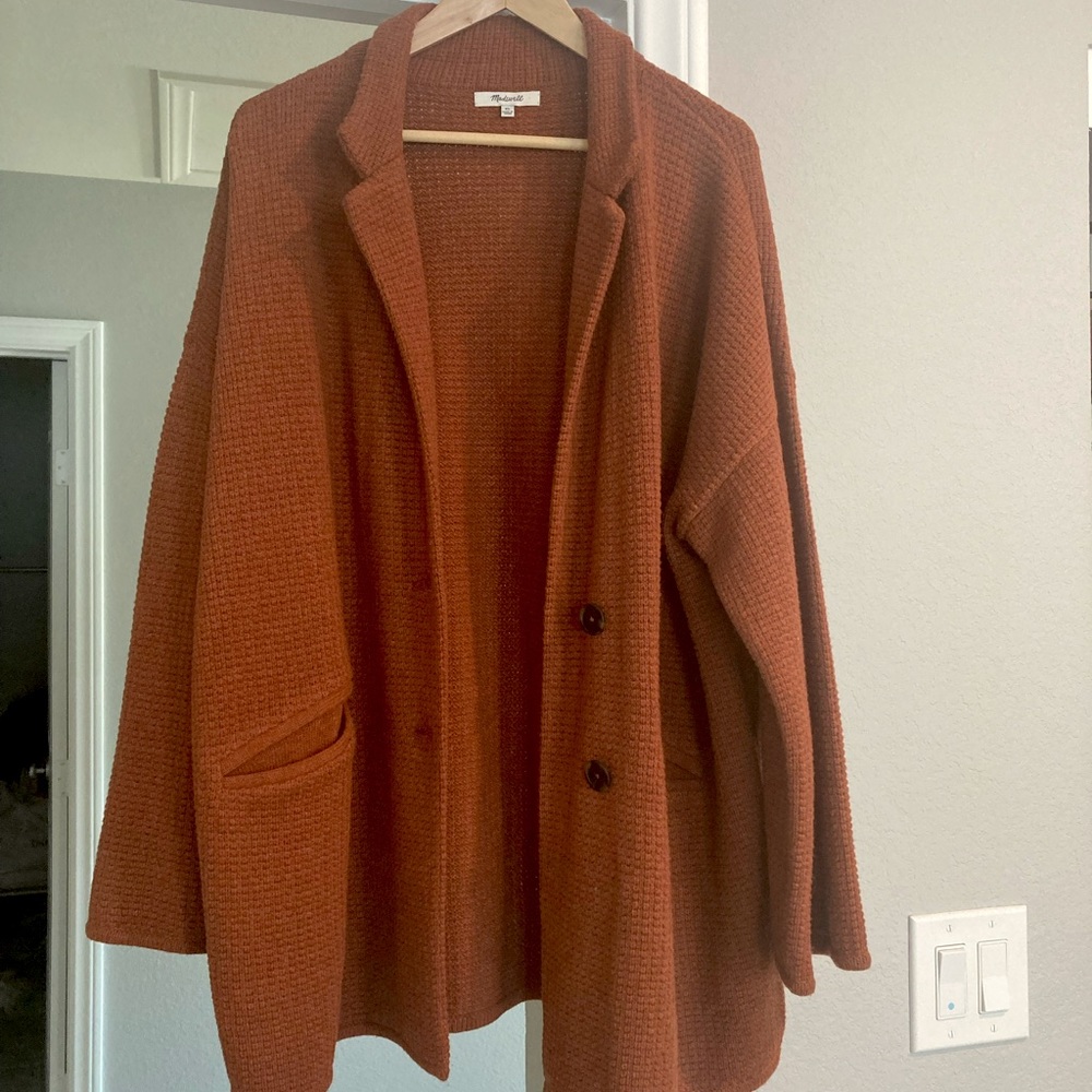 Madewell Sweater Jacket XL, NWOT!